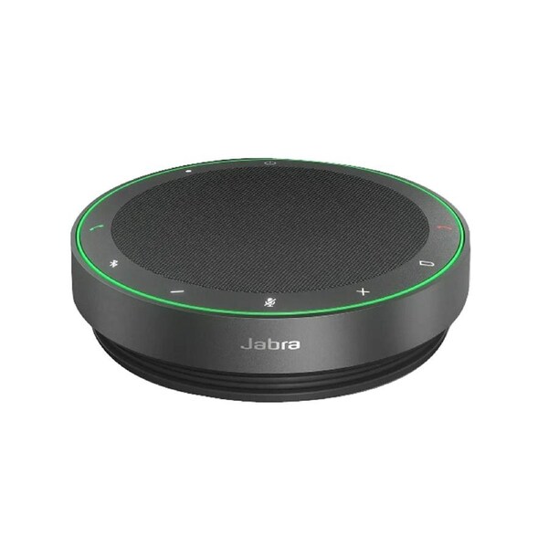 Jabra Speak2 75 w. Link 380a MS USB-A Link-USB-A and USB-C Integrated Cable USB & Bluetooth Speakerphone, 32 Hours of Wireless Use