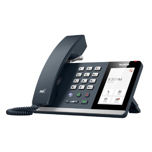 Yealink MP54 E2 Teams Android 13, Entry Level, Teams and Skype for Business Compatible, 4-inch Capacitive Touch Screen, HD Audio,Teams Button, Hybrid