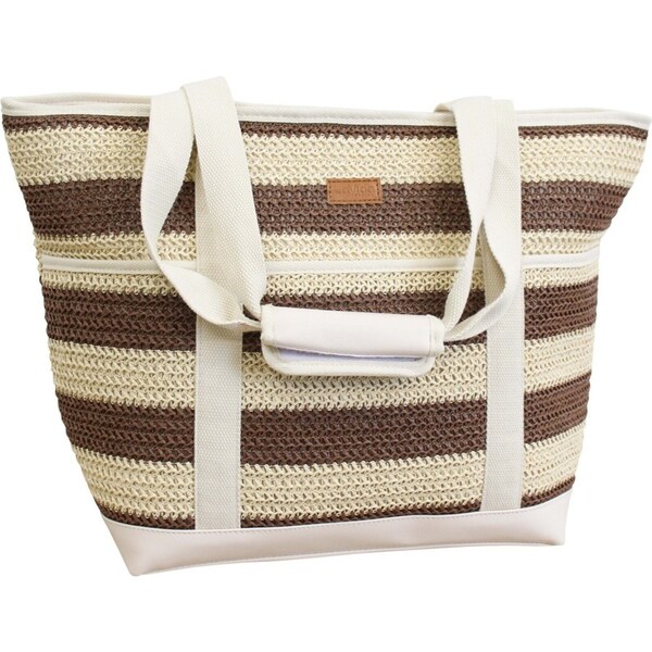 LVD 51cm Plastic Beach Insulated Cooler Bag Hazel Outdoor Food Storage w/ Handle