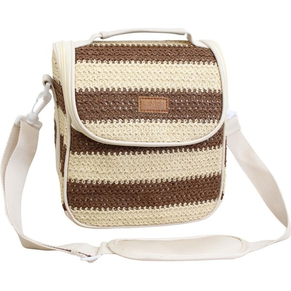 LVD 25cm Plastic Lunch Insulated Cooler Bag Hazel Outdoor Food Storage w/ Handle