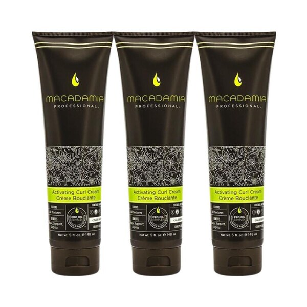 3 x Macadamia Professional Taming Curl Cream 148mL