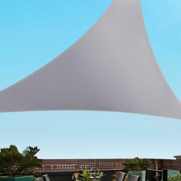 220GSM 4x4x4m Shade Sail Instahut Waterproof Shade cloth Triangle Canopy