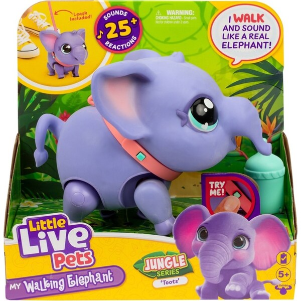 Little Live Pets My Pet Elephant Kids Interactive Sound Play Squishy Toy 5+