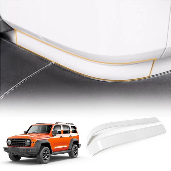 White Rear Bumper Corner Cover Trim for GWM Tank 300 Tank300 2023-Onwards Modified Inner Decorative Panel