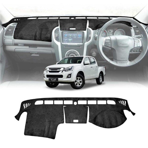 Dash Mat for Isuzu D-MAX 2012-2020 Non-Slip Microfiber Pad Cover Interior Accessories