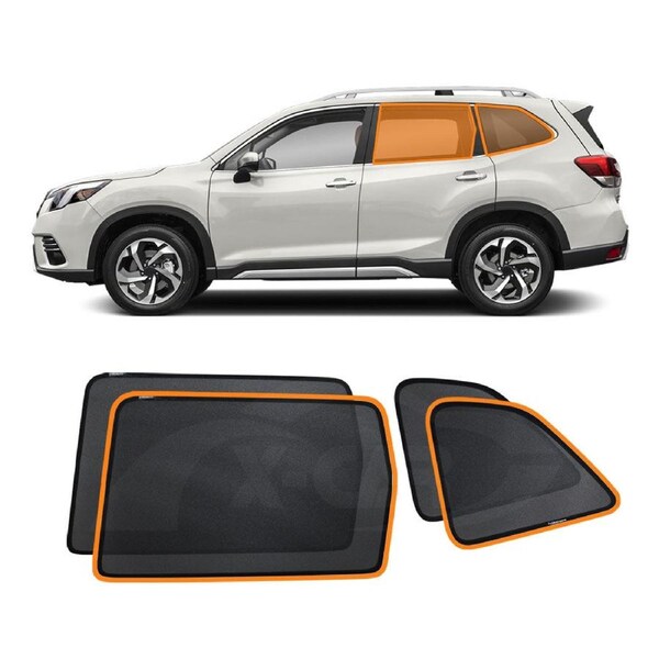 Rear Port Window Sun Shade for Subaru Forester 2018-2024 Car Sun Blind Mesh