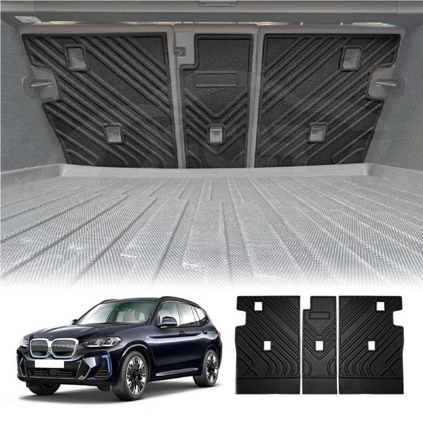 Back Seat Protector for BMW iX3 2023-2025 Heavy Duty Car Seats Kick Mats Cover