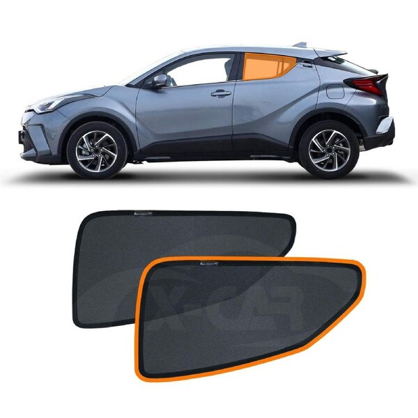 Rear Window Sun Shade for Toyota CHR C-HR 2016-2023 Car Sun Blind Mesh