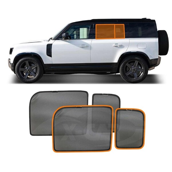 Rear Window Sun Shade for Land Rover Defender 2020-Onwards Car Sun Blind Mesh