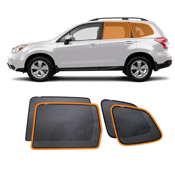 Rear Port Window Sun Shade for Subaru Forester 2012-2018 Car Sun Blind Mesh Third Row Window