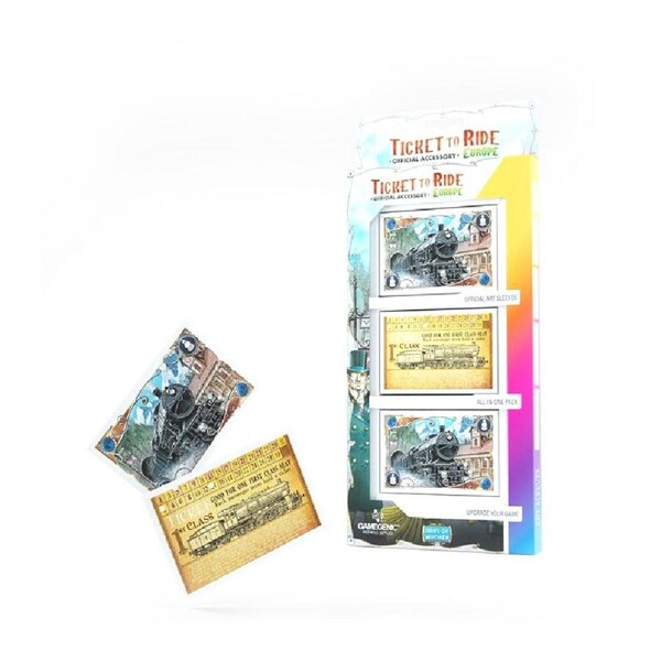 Gamegenic Ticket To Ride Europe Art Sleeves TCG/CCG Card Gaming Accessory