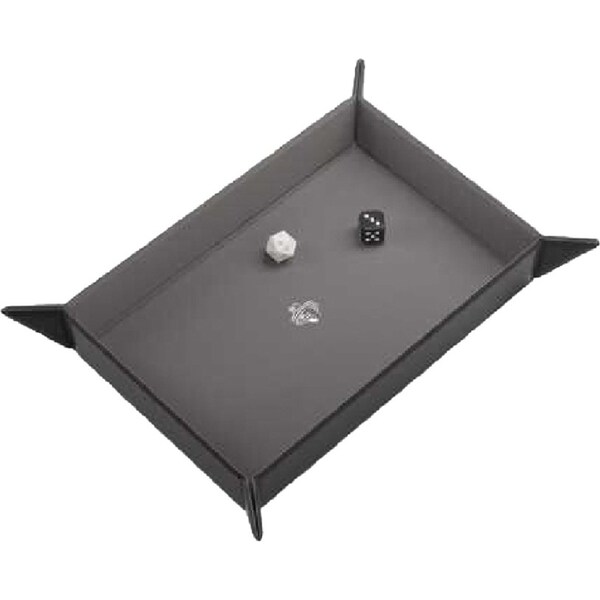 Gamegenic Magnetic Dice Tray Rectangular Black/Gray TCG/CCG Gaming Accessory