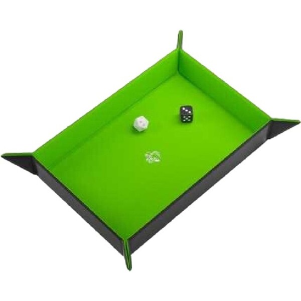 Gamegenic Magnetic Dice Tray Rectangular Black/Green TCG/CCG Gaming Accessory