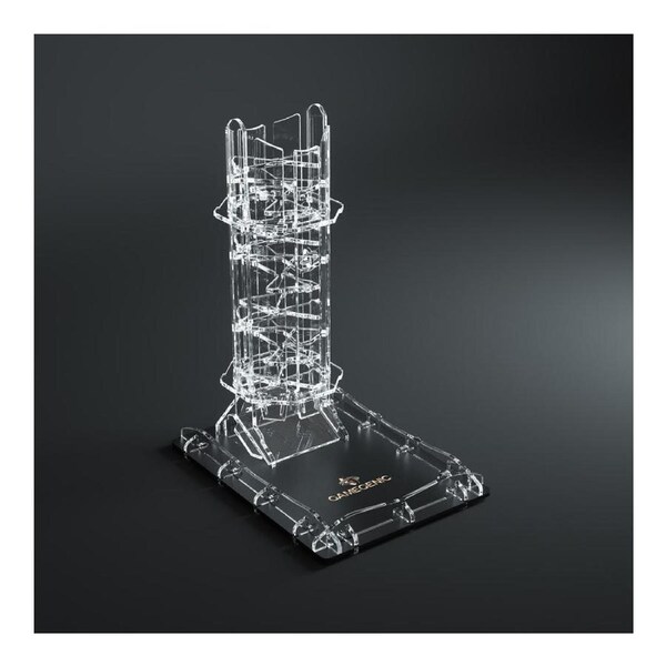 Gamegenic Crystal Twister Premium Dice Tower TCG/CCG Card Gaming Accessory