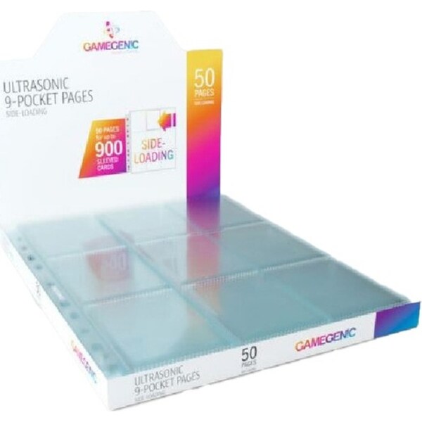 Gamegenic Ultrasonic 9 Pocket Pages Sideloading Display TCG/CCG Gaming Accessory