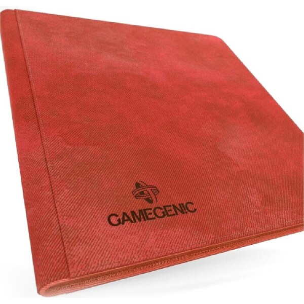 Gamegenic Zip Up Album/Binder 24 Pocket Red TCG/CCG Card Gaming Accessory