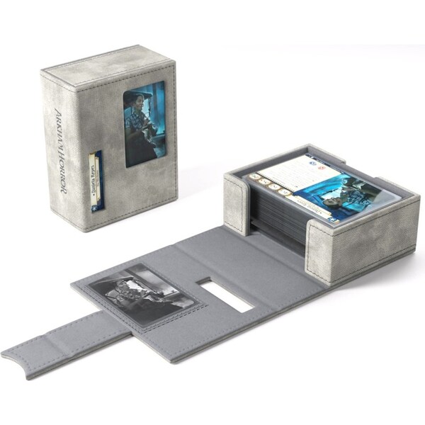 Gamegenic Arkham Horror Investigator Deck Tome Gray TCG/CCG Gaming Accessory