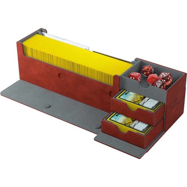 Gamegenic Card's Lair 400+ Red Trading Card TCG/CCG Gaming Accessory Storage