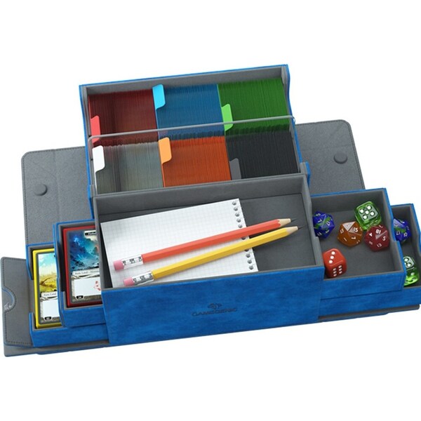 Gamegenic Games' Lair 600+ Deck Box Blue TCG/CCG Gaming Accessory Storage