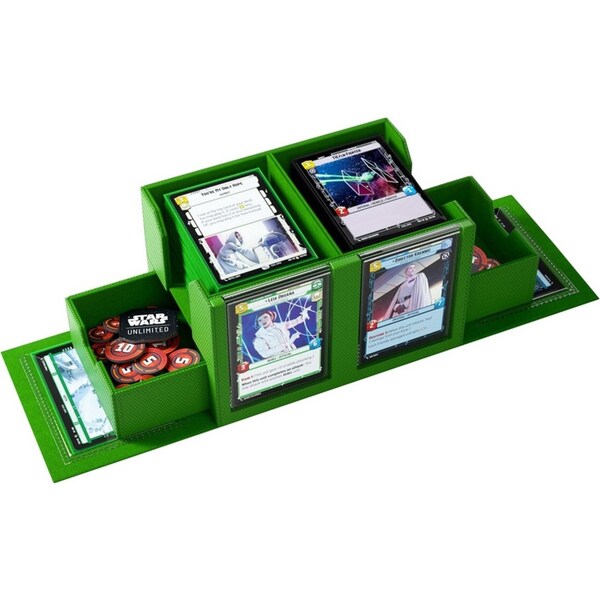 Gamegenic Star Wars Unlimited Double Deck Pod Green TCG/CCG Gaming Accessory