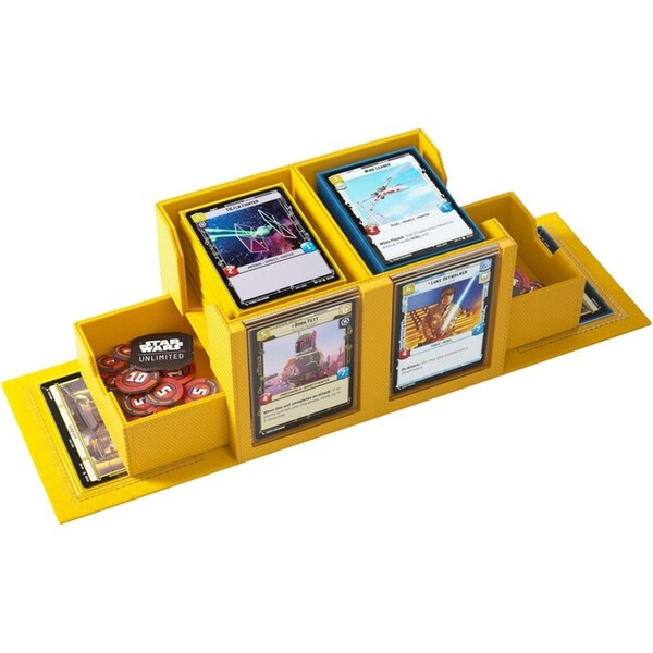 Gamegenic Star Wars Unlimited Double Deck Pod Yellow TCG/CCG Gaming Accessory