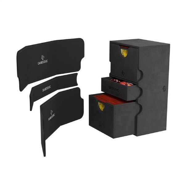 Gamegenic Stronghold 200+ Deck/Game Box XL Black TCG/CCG Gaming Accessory