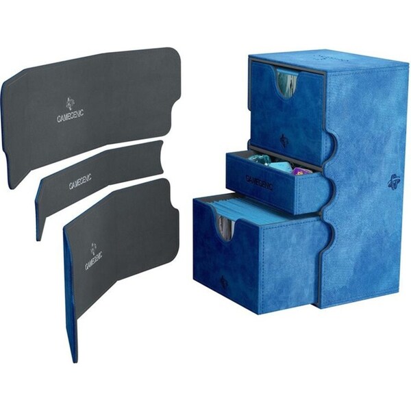 Gamegenic Stronghold 200+ Deck/Game Box XL Blue TCG/CCG Accessory Storage