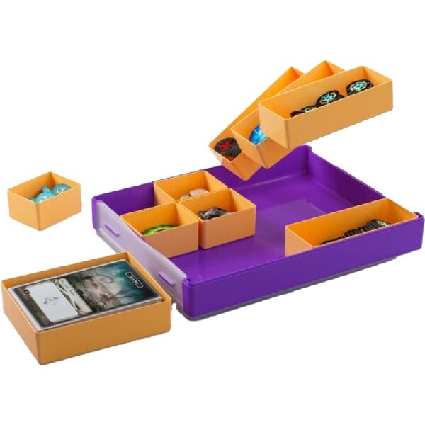 Gamegenic Token Silo Convertible Card Dice Tray Purple TCG/CCG Gaming Accessory