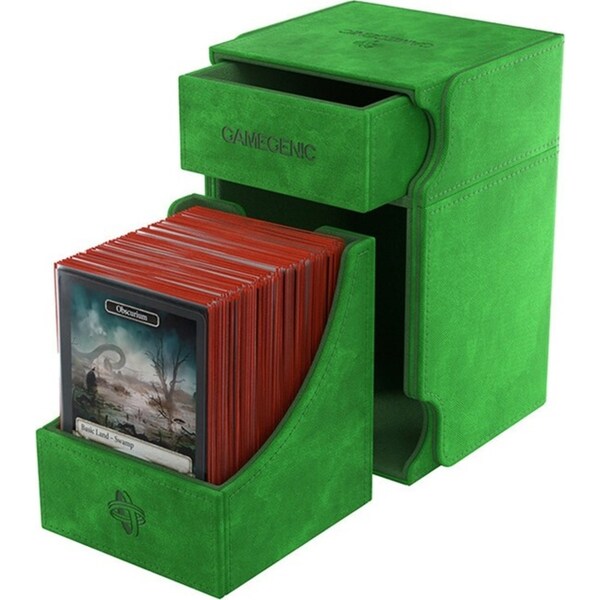 Gamegenic Watchtower 100+ Deck/Game Box XL Green TCG/CCG Gaming Accessory