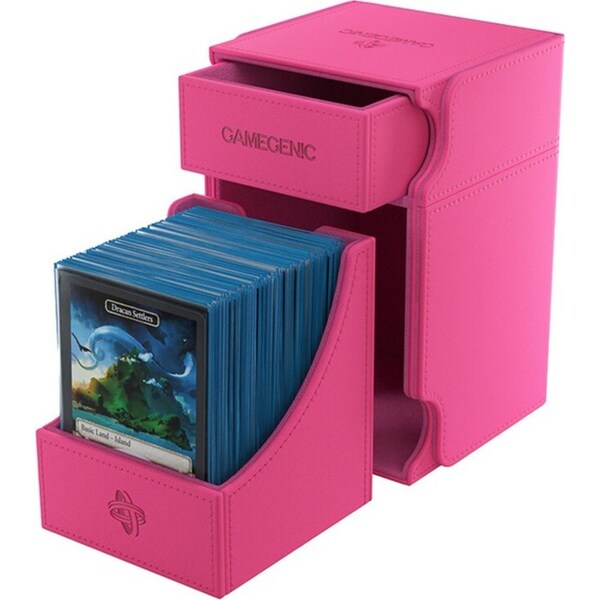 Gamegenic Watchtower 100+ Deck/Game Box XL Pink TCG/CCG Accessory Storage