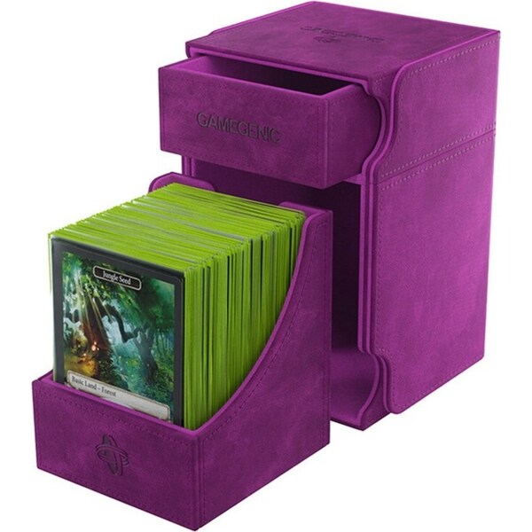 Gamegenic Watchtower 100+ Deck/Game Box XL Purple TCG/CCG Gaming Accessory