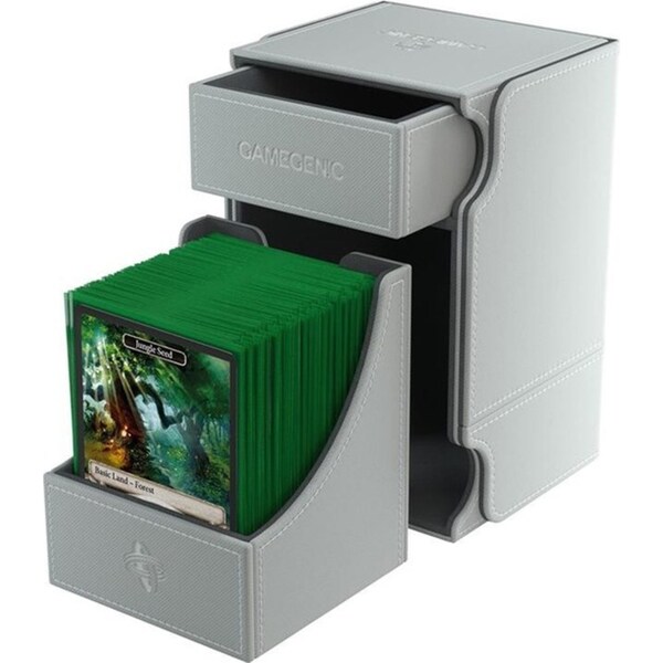 Gamegenic Watchtower 100+ Deck/Game Box XL White TCG/CCG Gaming Accessory