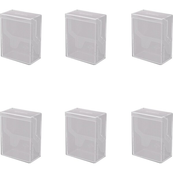 6x Gamegenic Bastion Deck Box 50+ White TCG/CCG Card Gaming Accessory Storage