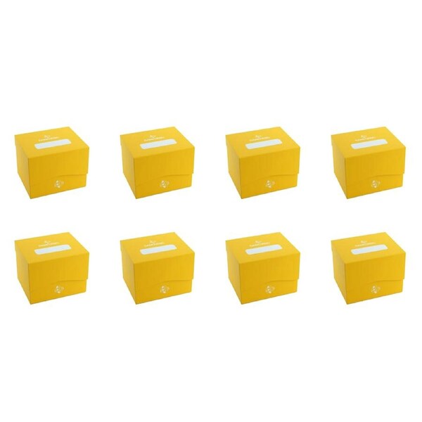 8x Gamegenic Side Holder 100+ Deck Box Xl Yellow TCG/CCG Accessory Storage
