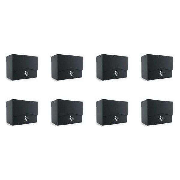 8x Gamegenic Side Holder Holds 80 Sleeves Deck Box Black TCG/CCG Accessory