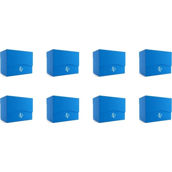 8x Gamegenic Side Holder Holds 80 Sleeves Deck Box Blue TCG/CCG Gaming Accessory