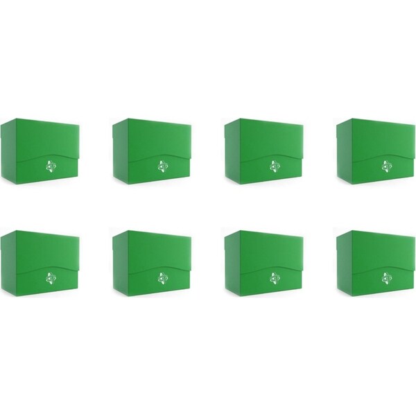 8x Gamegenic Side Holder Holds 80 Sleeves Deck Box Green TCG/CCG Accessory