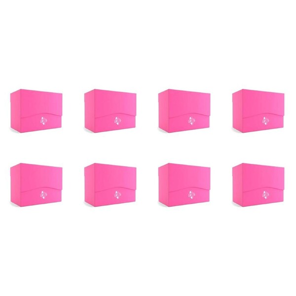8x Gamegenic Side Holder Holds 80 Sleeves Deck Box Pink TCG/CCG Gaming Accessory