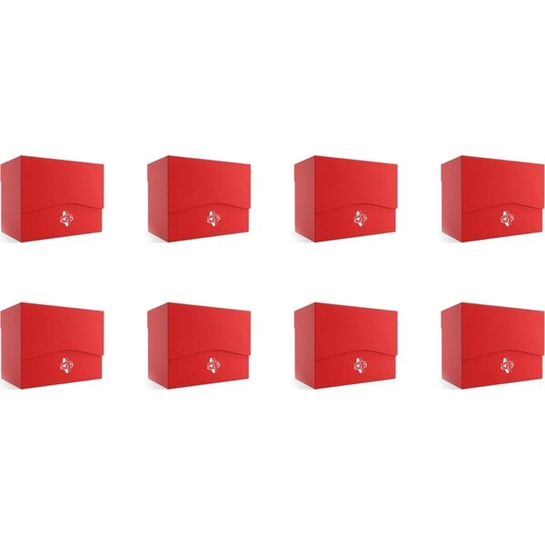 8x Gamegenic Side Holder Holds 80 Sleeves Deck Box Red TCG/CCG Gaming Accessory
