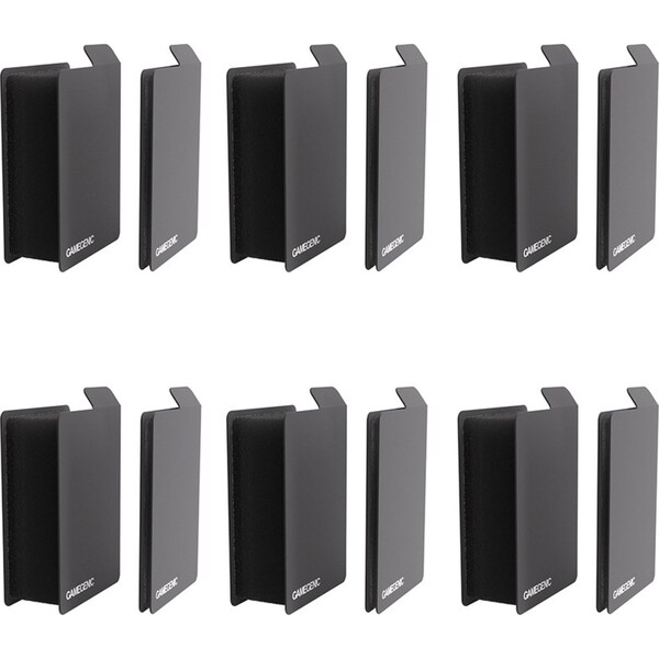 6x Gamegenic Sizemorph Deck Box Divider Black TCG/CCG Gaming Accessory Storage