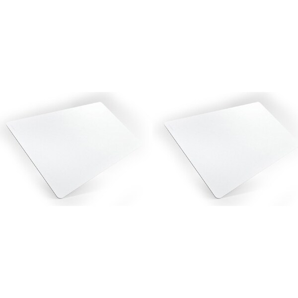 2x Gamegenic Prime 2mm Playmat White Trading Card TCG/CCG Gaming Accessory