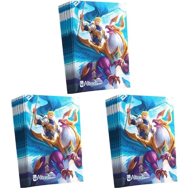 3x Gamegenic Altered Art Sleeves Sigismar Themed Set TCG/CCG Card Accessory