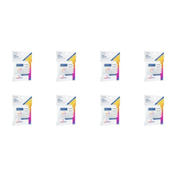 8x 50pc Gamegenic Matte Sleeves DARK BLUE Square Sized KDM 53x53mm Accessory