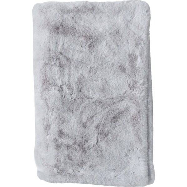 LVD Grey Blanket Long Hair Faux Soft Plush Comfort Cloth Throw 200cm