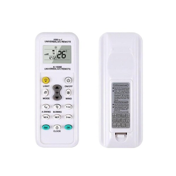 Universal A/C Air Conditioning Remote Control Air Con ALL MAJOR BRANDS LCD DGS 2PCS