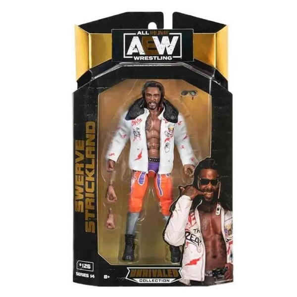 AEW All Elite Wrestling Unrivaled Collection Series 14 Swerve Strickland Action Figure