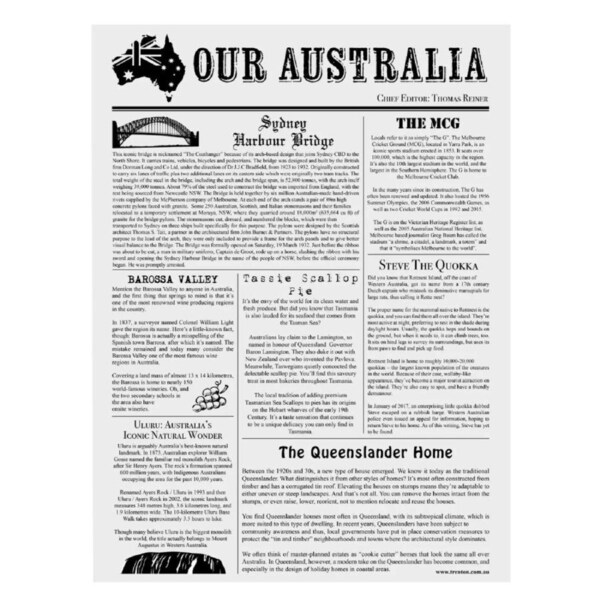 Moda 310 x 380mm Newpaper Greaseproof Paper - Pack of 200