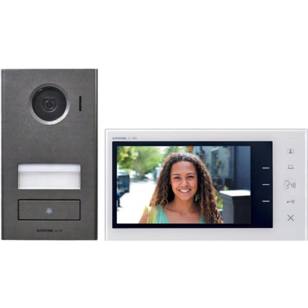 AIPHONE JVS1V 7" Video Intercom System With Picture Memory Includes 1X Jvdv 1X Jv1md & 1X 24V P/S