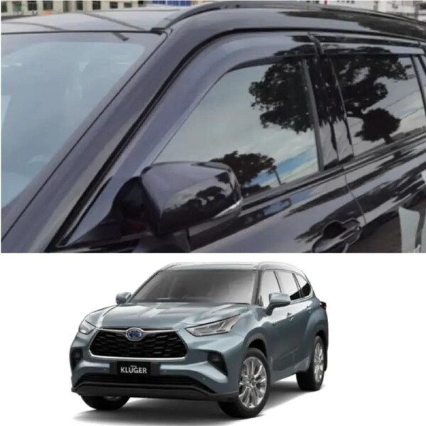 Weathershields, Weather shields for Toyota Kluger 2021-2024 Window Visors Tinted