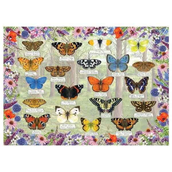 Gibsons - Beautiful Butterflies Puzzle 1000pc